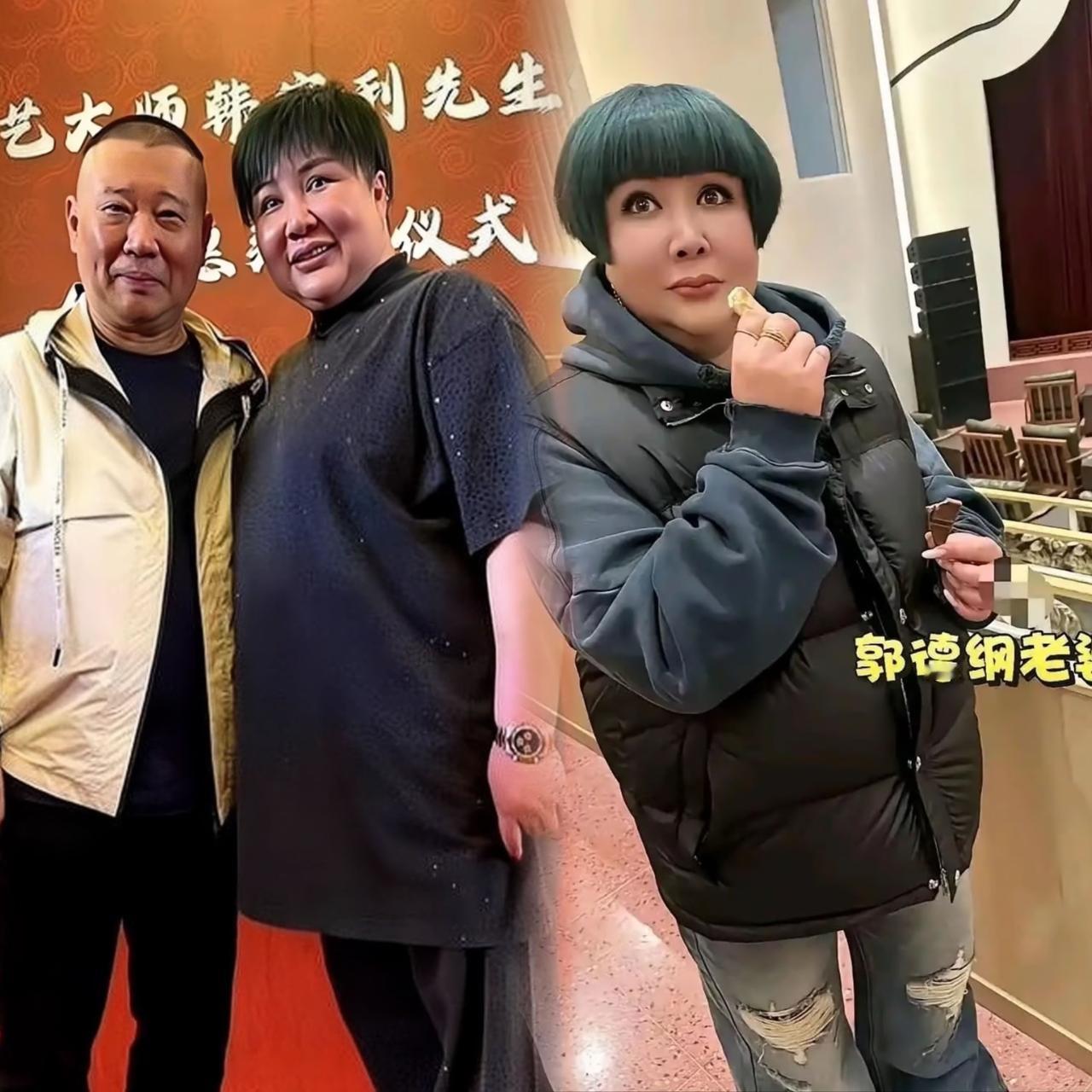 郭德纲老婆面露凶相……不是善茬也难为郭麒麟了，跟这一家子融不进去，格格不入！
