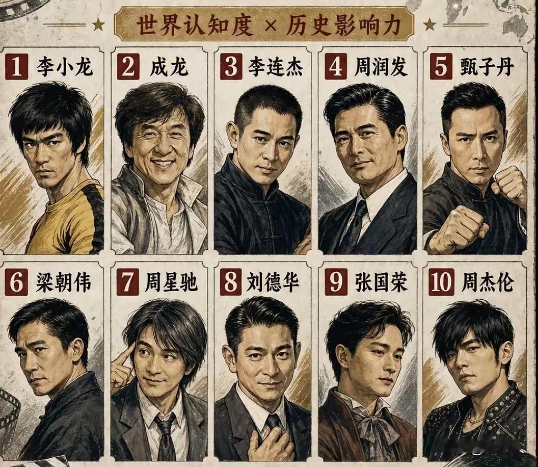华语顶级演员分三大类：第一，国内捧周星驰、刘德华、吴京、沈腾第二类，国外