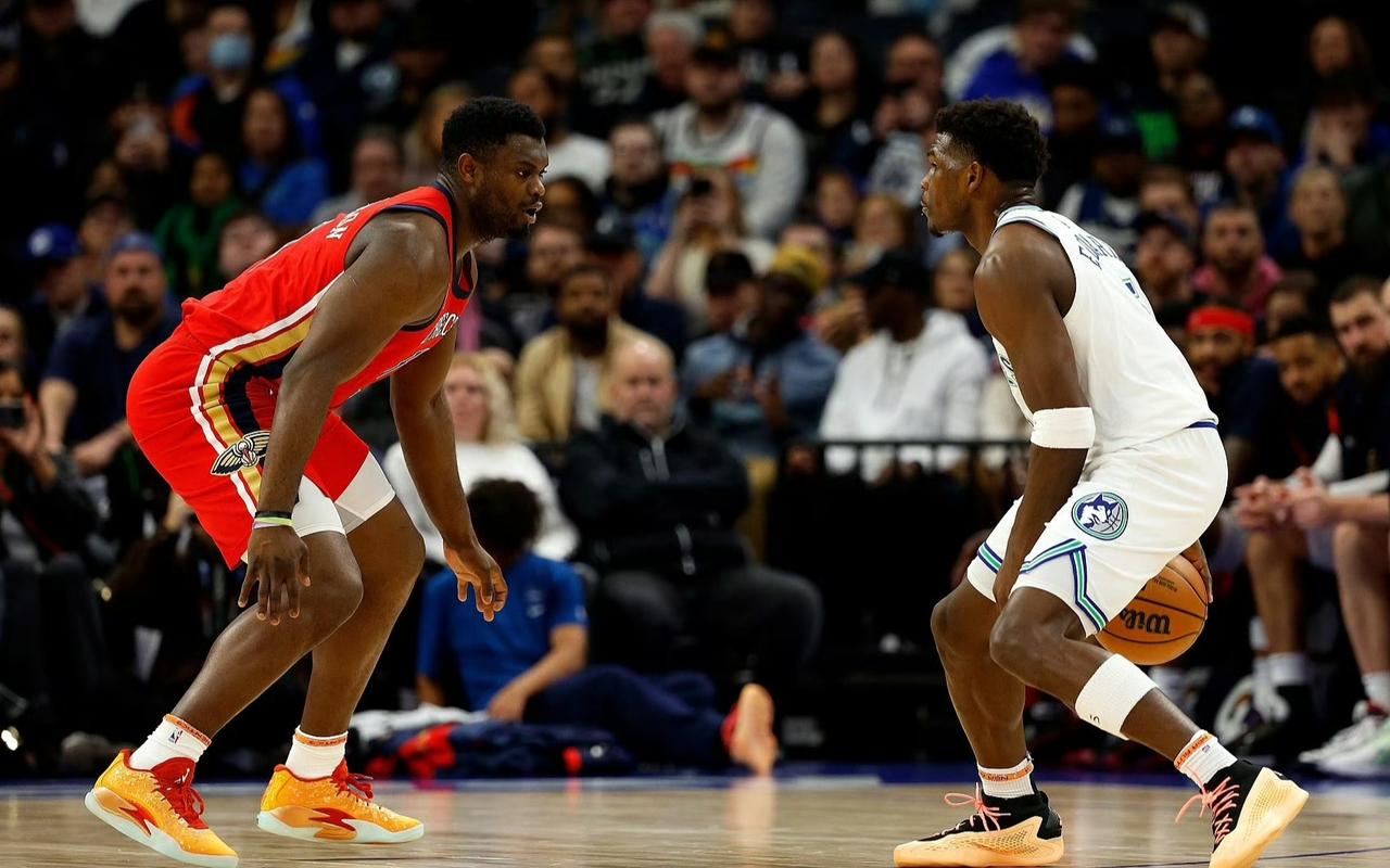 鹈鹕119-115森林狼，锡安和华子谁更优秀？数据不会说谎森林狼是有名的“劫富