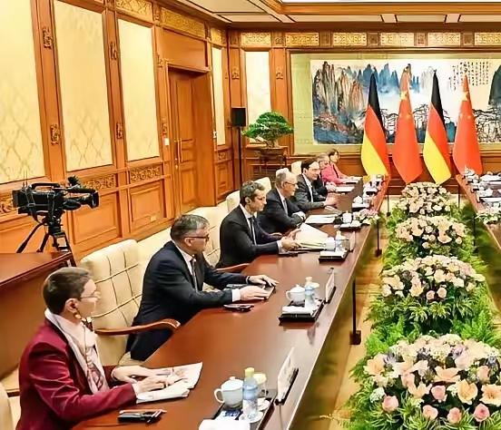 2月25日下午，中方会见了来访的德国总理默茨，除了提出了中德建立可靠伙伴，创新伙