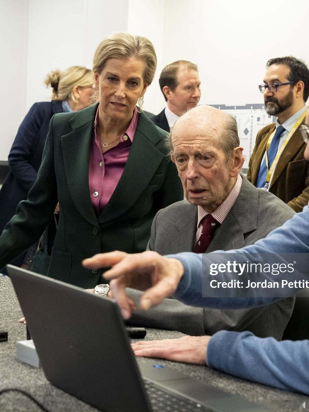 英国王室🇬🇧1月28日，爱丁堡公爵夫人索菲和肯特公爵爱德华王子联合公务，参