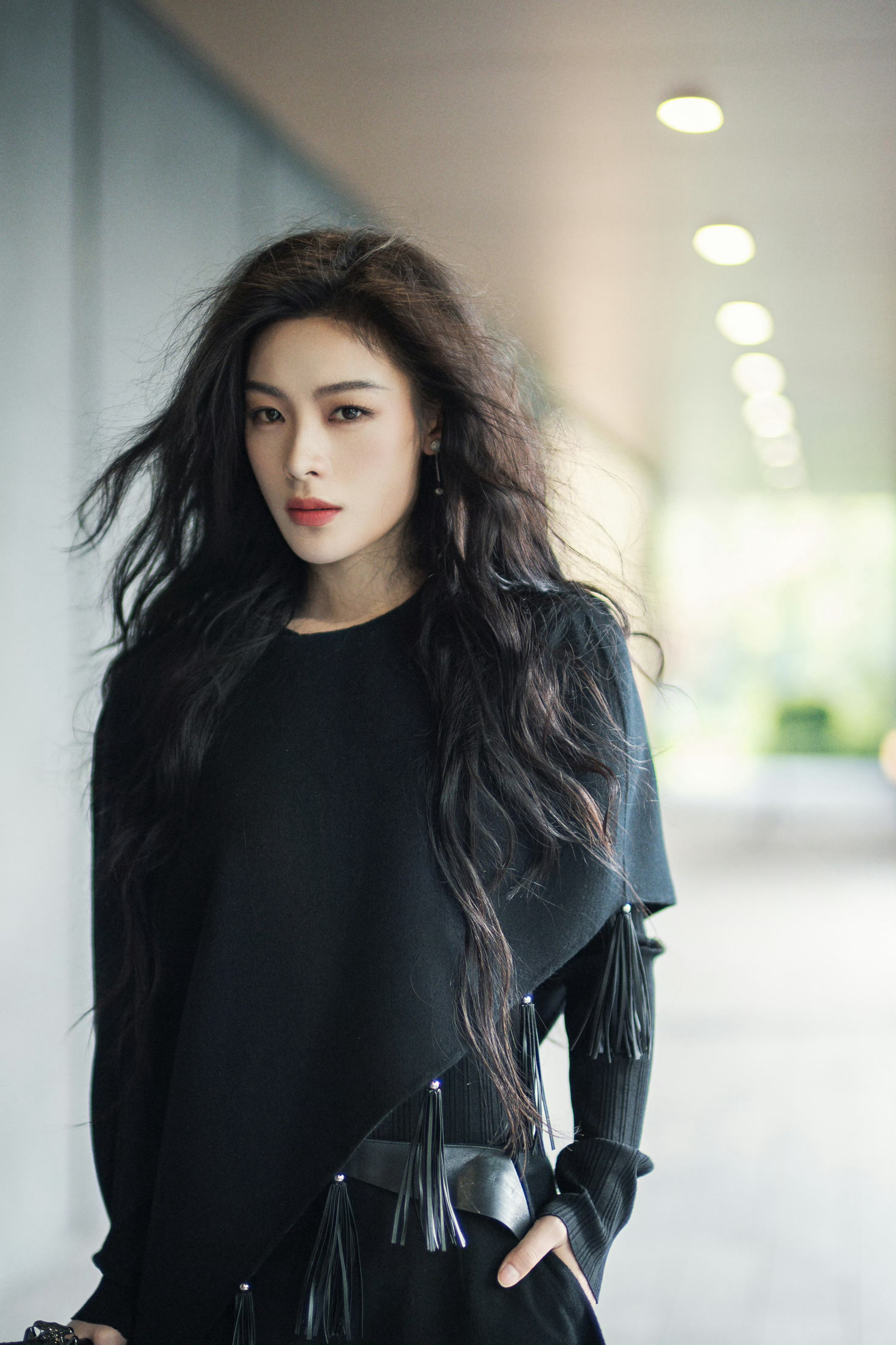 陈丽君×中国电影大数据荣誉之夜盛典造型大片陈丽君完全港风大美人​​​