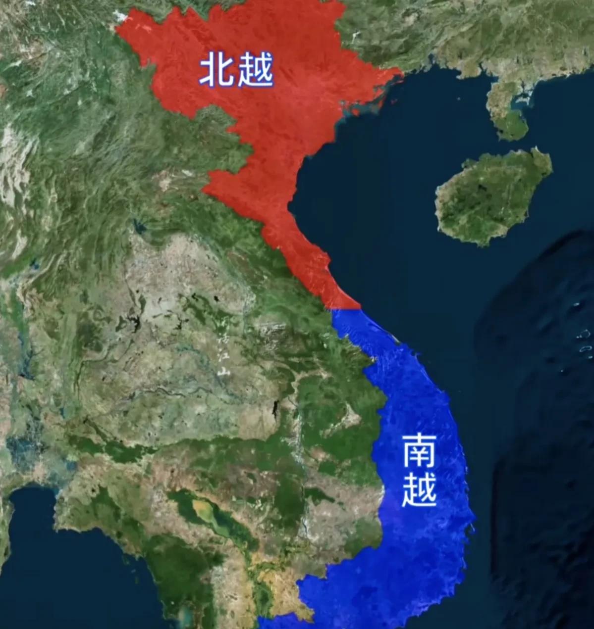 越南保持像朝鲜半岛状态是最好的。越南无论是面积，还是区位，都和朝鲜半岛非常相似