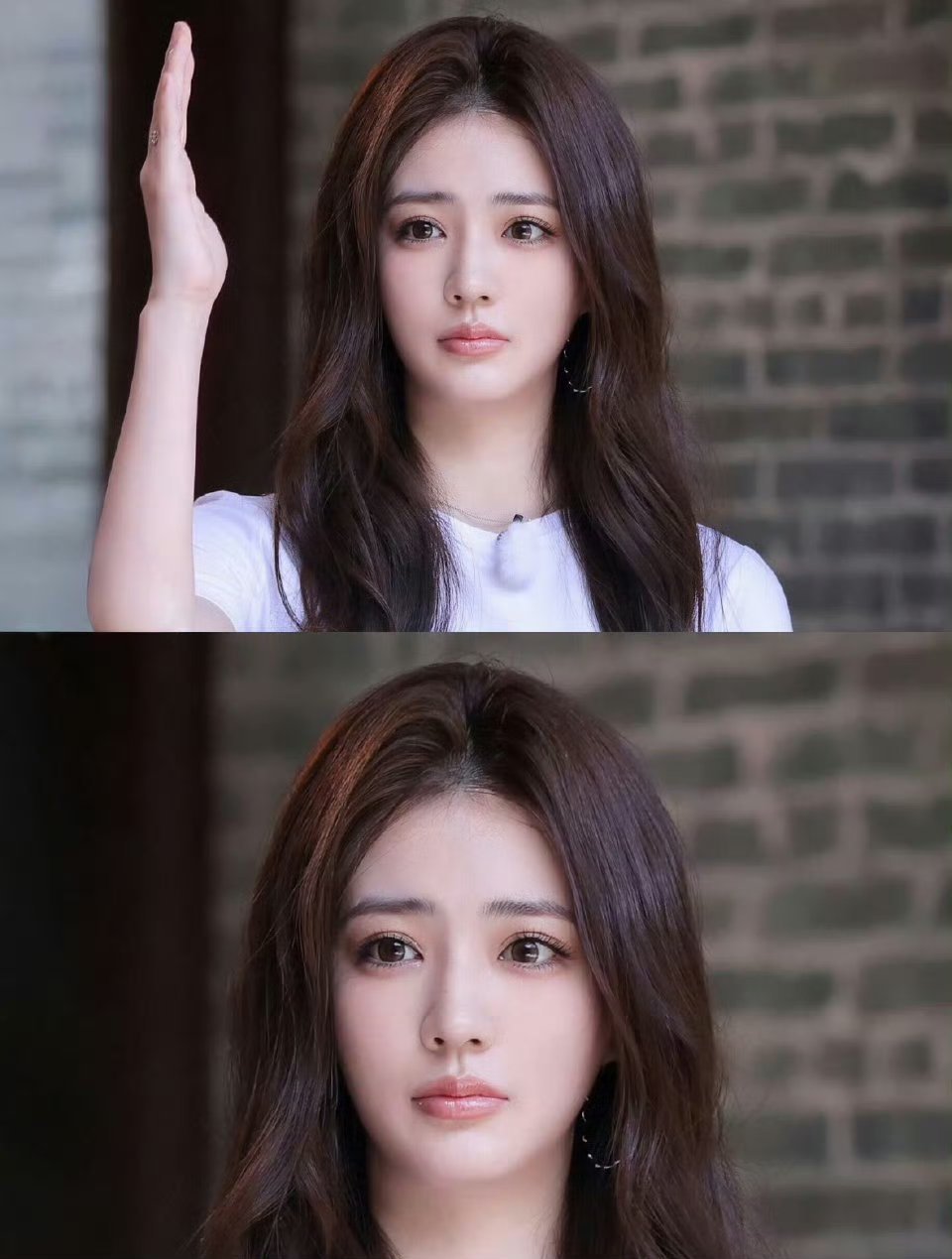 徐璐最新综艺造型，白T配牛仔也可以这么美，美女自带氛围感！​​​​