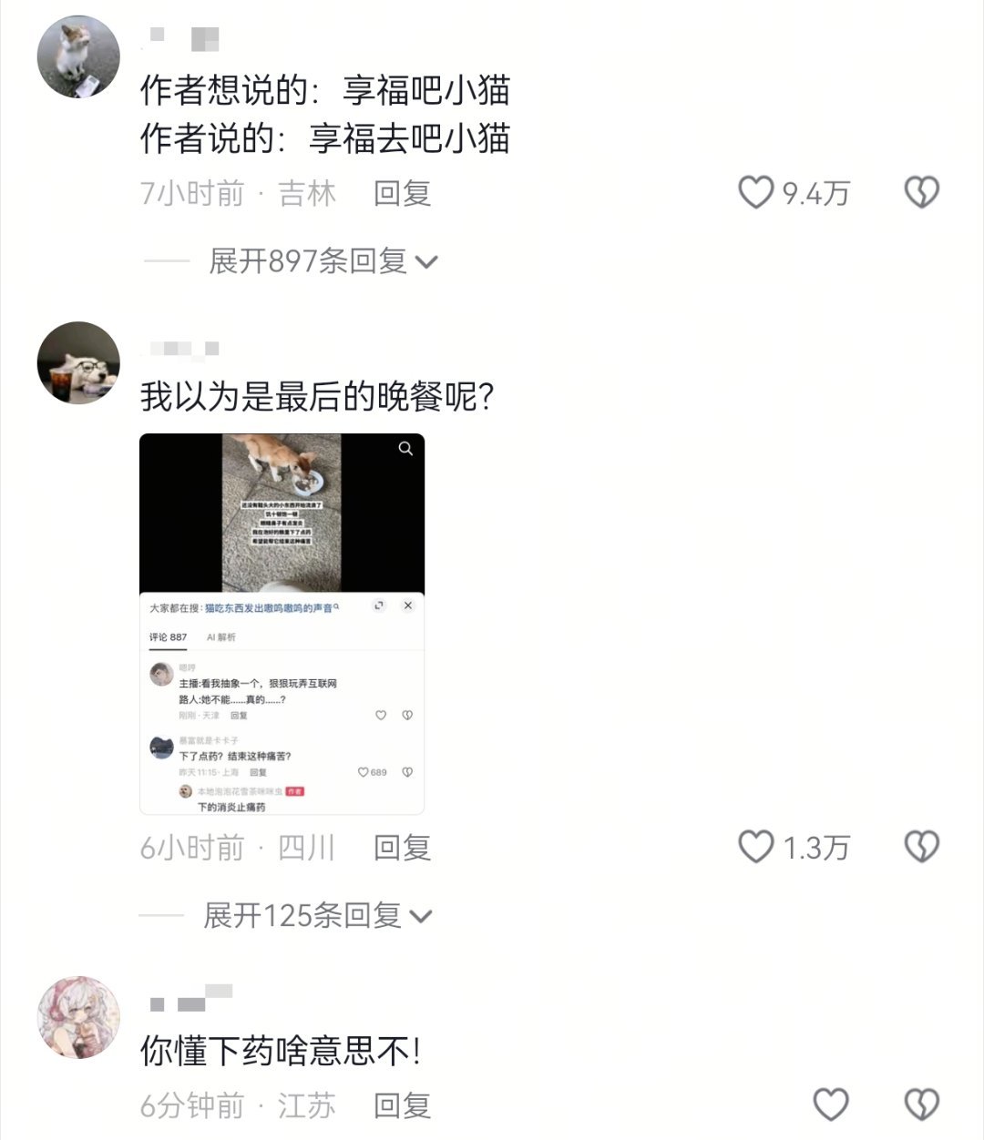 治病就说治病，什么叫下了点药帮它结束痛苦