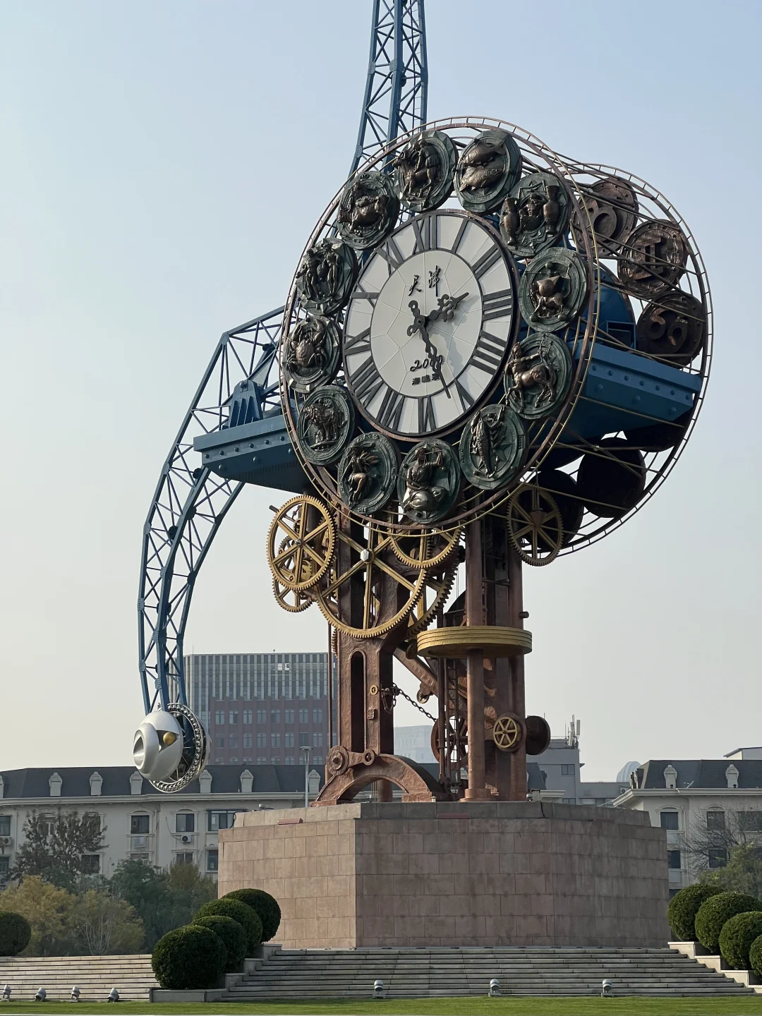 天津世纪钟，这设计也太震撼了‼️