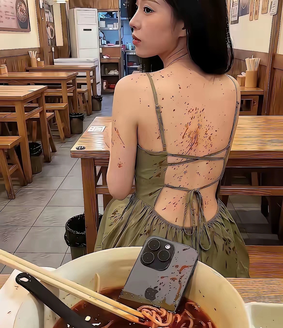 看她眼神，是不是发现什么了？​​​