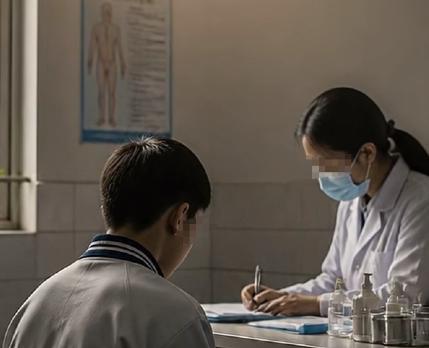 河南，一孩子哭着回家跟父母说，校方让他别来上学了，说孩子感染了HIV。父母吓得赶