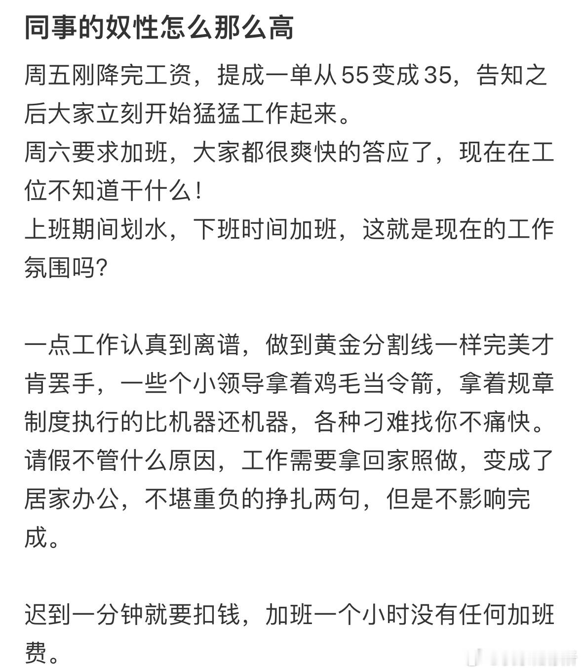 你们公司有这样的同事吗​​​