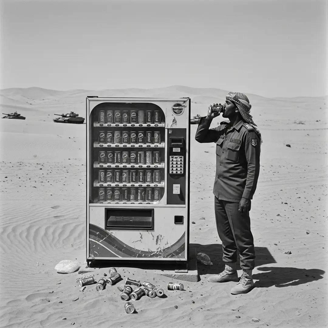 【老照片背后的故事】不可思议的战地奇谈在沙漠风暴行动（1991年）期间，