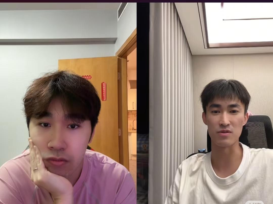 闫安与张成在直播间聊起樊振东的幽默，吃饭前告知朋友“我不说话啦”昨天闫安与张成