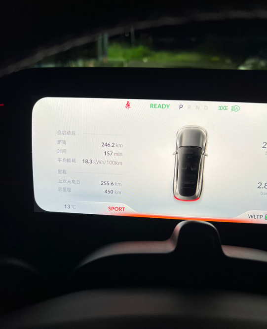 第一次上高速体验最高开到180+出发时表显490公里，到达目的地246公里，