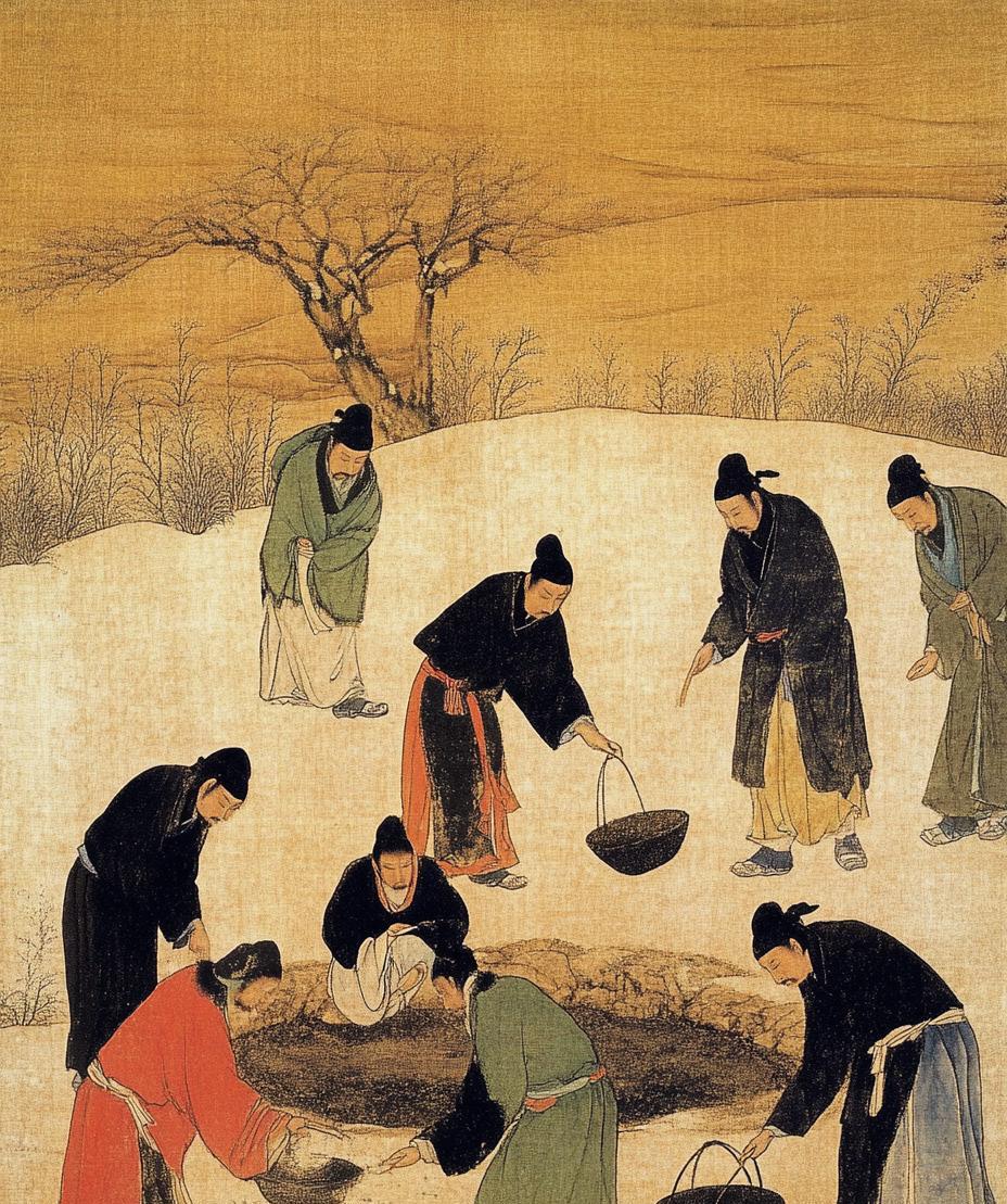 冬天，国王下令开凿水池，一个小吏劝谏：会把百姓冻坏的！国王：有这么冷么？小吏