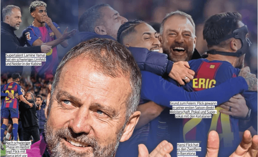 弗里克和瓜帅谈西甲裁判;巴萨想买小蜘蛛;亚马尔引发嫉妒