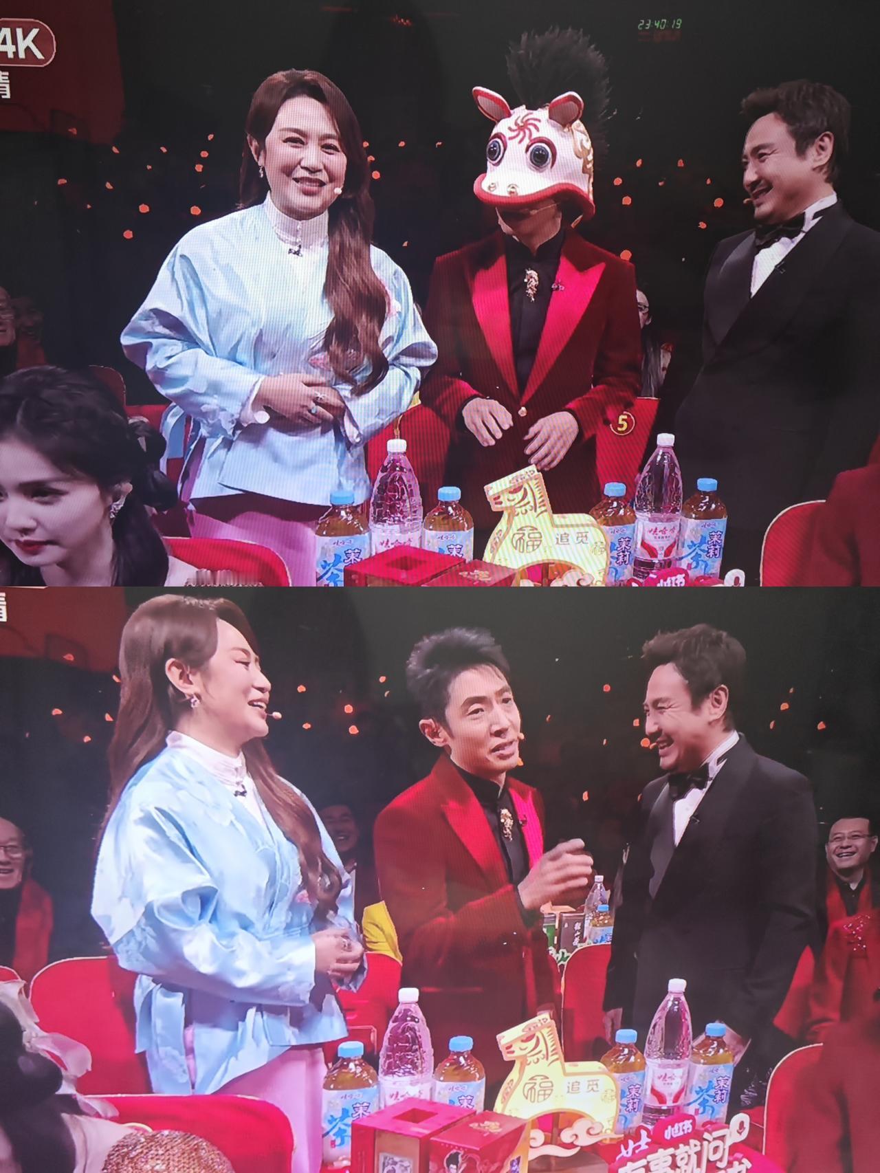 马丽这件衣服是不是汉服改良款呢，交领右衽这个最明显的特点保留了，上衣长度改短