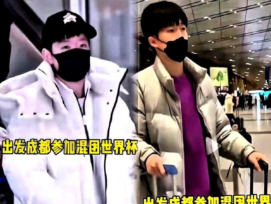 俩人情商智商都在线莎莎和大头全运刚落幕就飞混团世界杯，莎莎扛三项拼到决赛，大