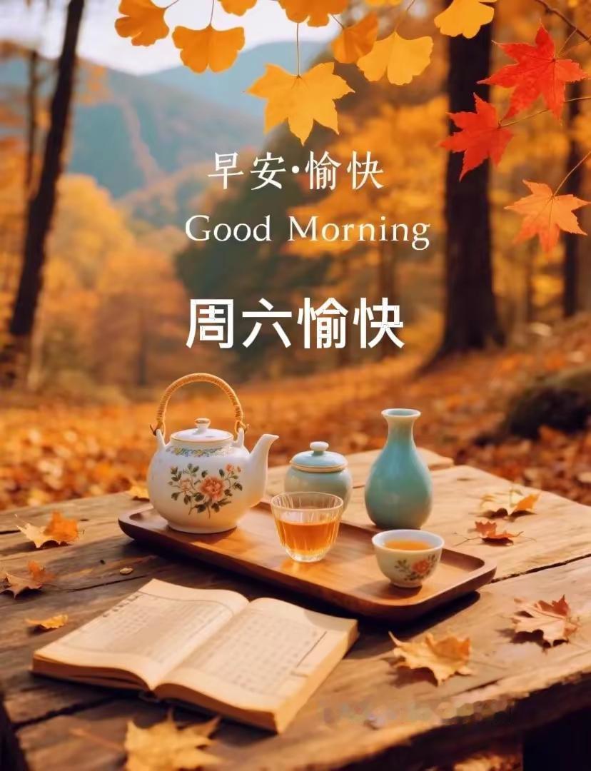 周六早安☀️平淡的日子，心安即是归处。守一份清欢，怀一份善意，不慌不忙，慢