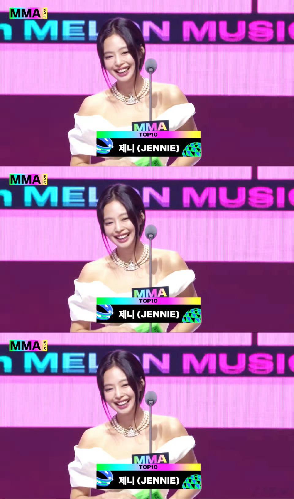 JennieMMA舞台内场这套美得我喷血好期待