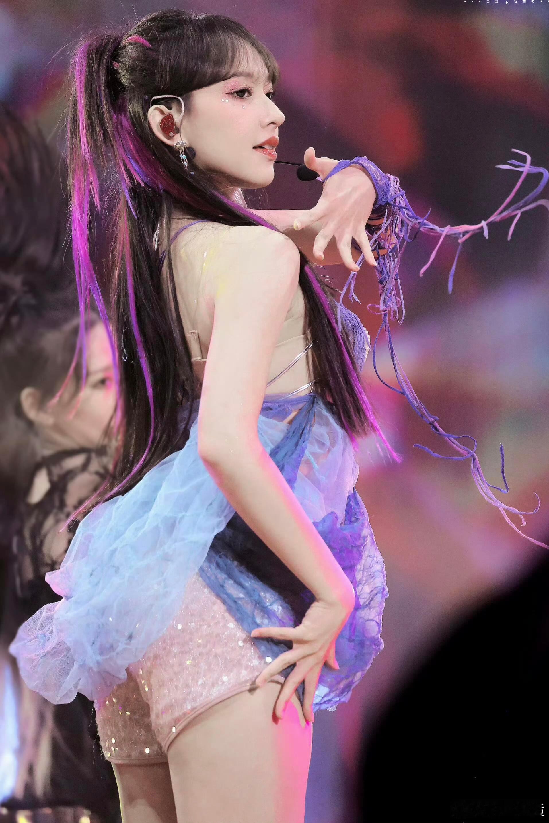 紫色芭比程潇，太性感了，春丽最佳真人版