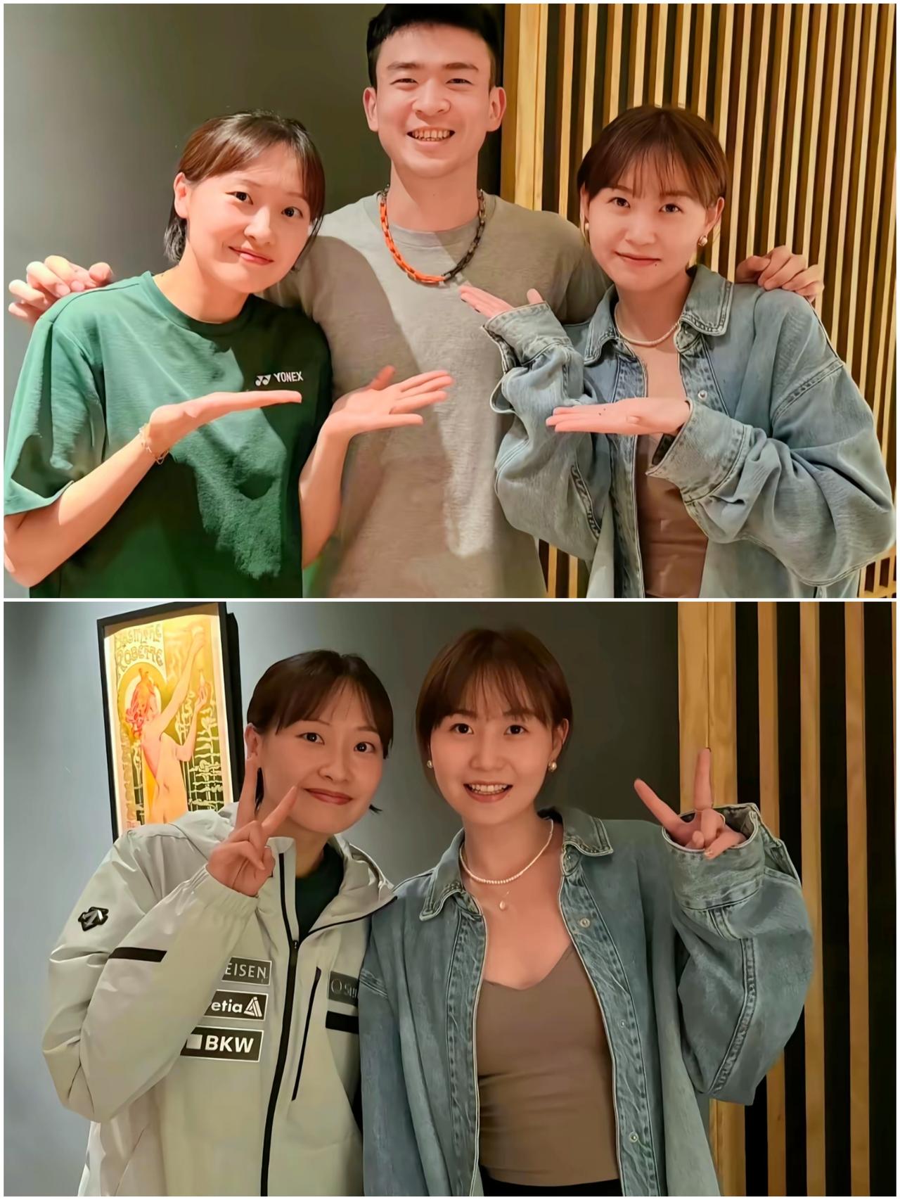 蔡侑玎退役后没回韩国，直接留在中国了。别只盯着蔡侑玎的颜值和她与国羽的好交