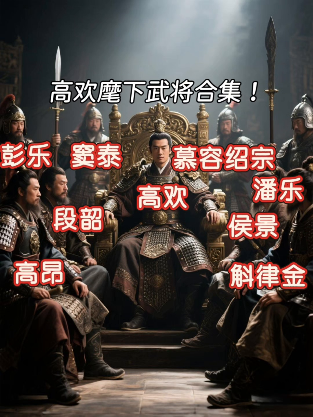 高欢麾下武将合集，谁最厉害？