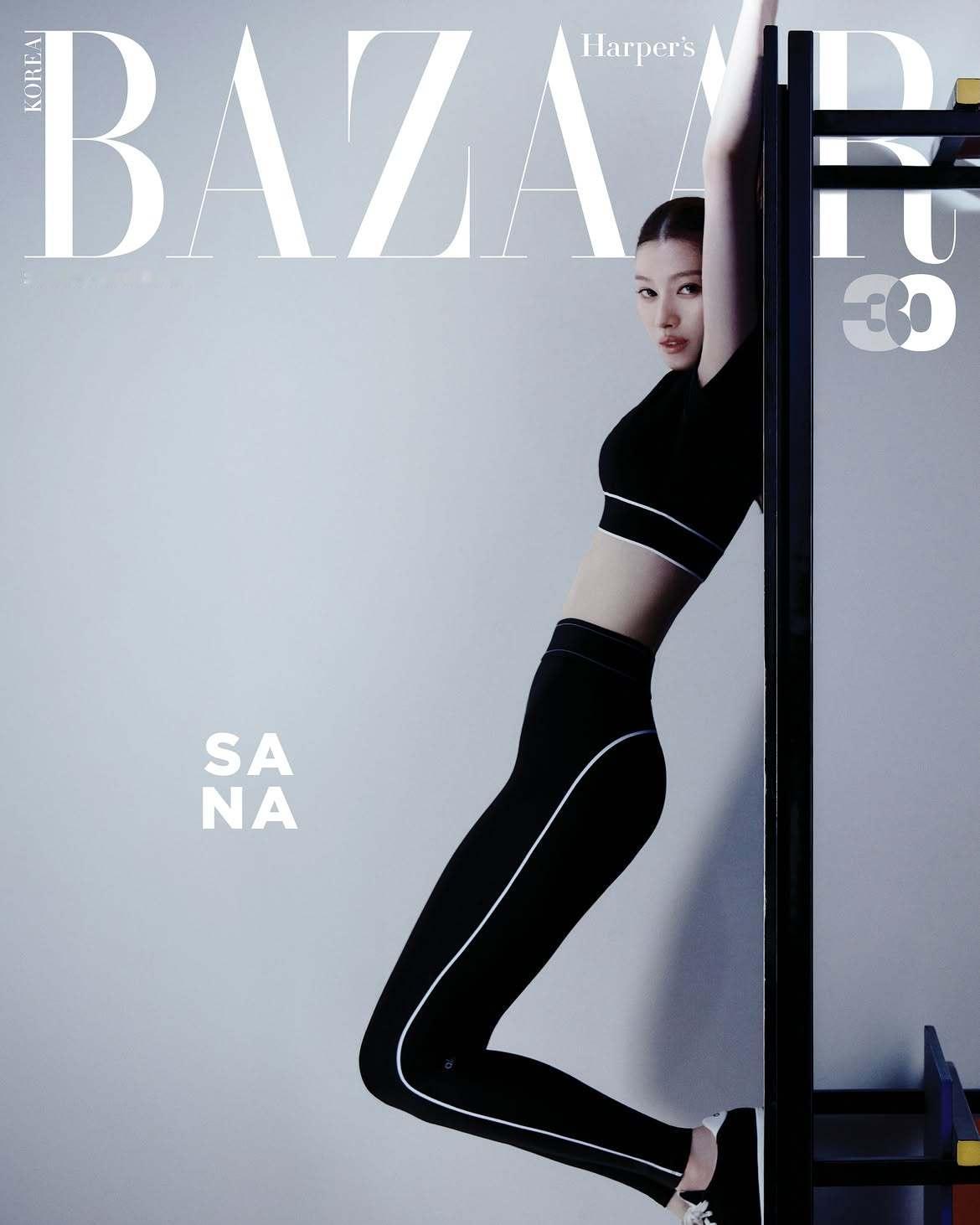 SANA&Harper’sBAZAARKorea🤍🖤SANA佐藤健