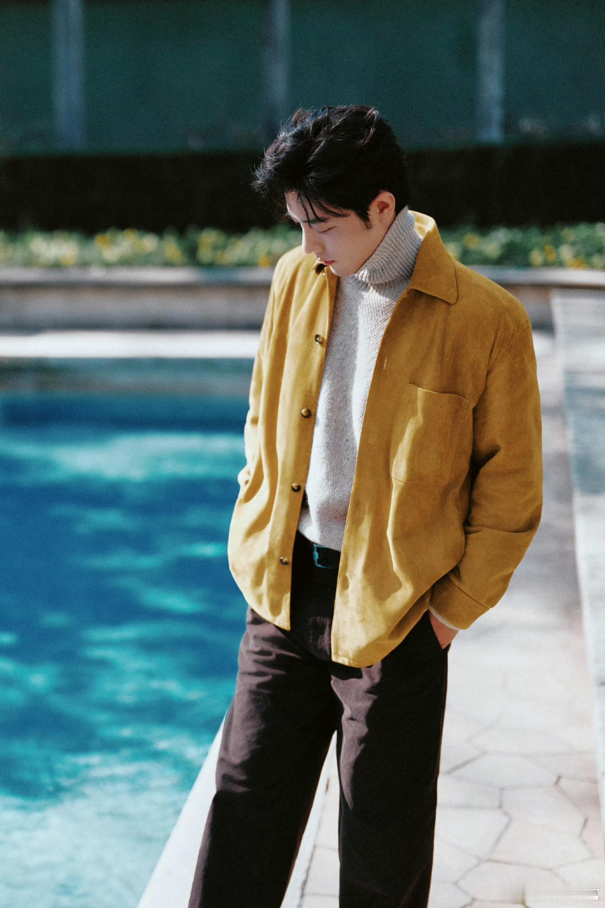 肖战米兰时装周Tod’s大秀看秀造型肖战米兰看秀造型