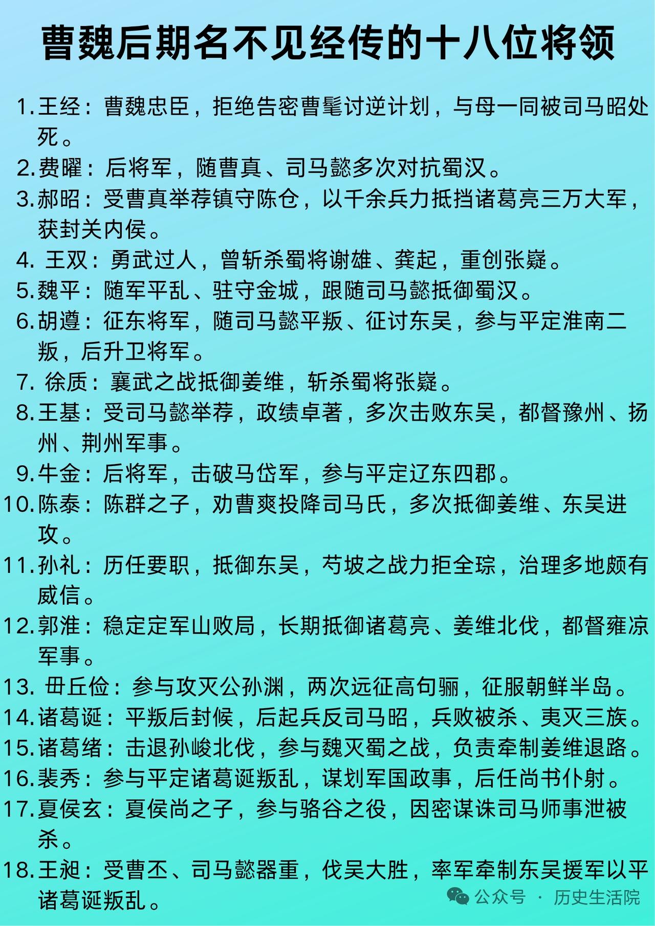 三国曹魏后期有不少厉害的将领。邓艾绝对是其中的佼佼者，他偷渡阴平，奇袭成都，直接