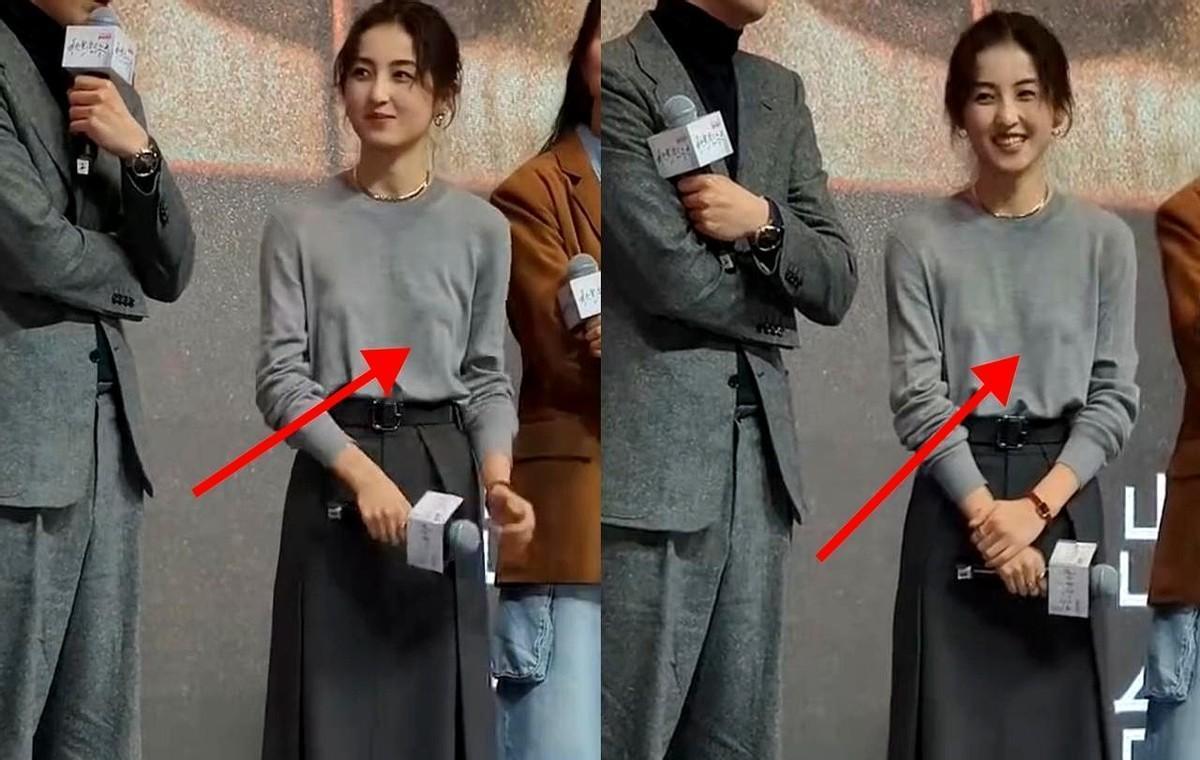 张子枫新剧《秋雪漫过冬天》发布会，全场焦点竟是一身静电毛衣？这简直是年度最大的