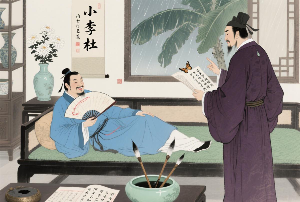 杜牧李商隐“大小李杜”趣事：互相调侃诗风，互不相让展才情在晚唐的诗坛，杜牧