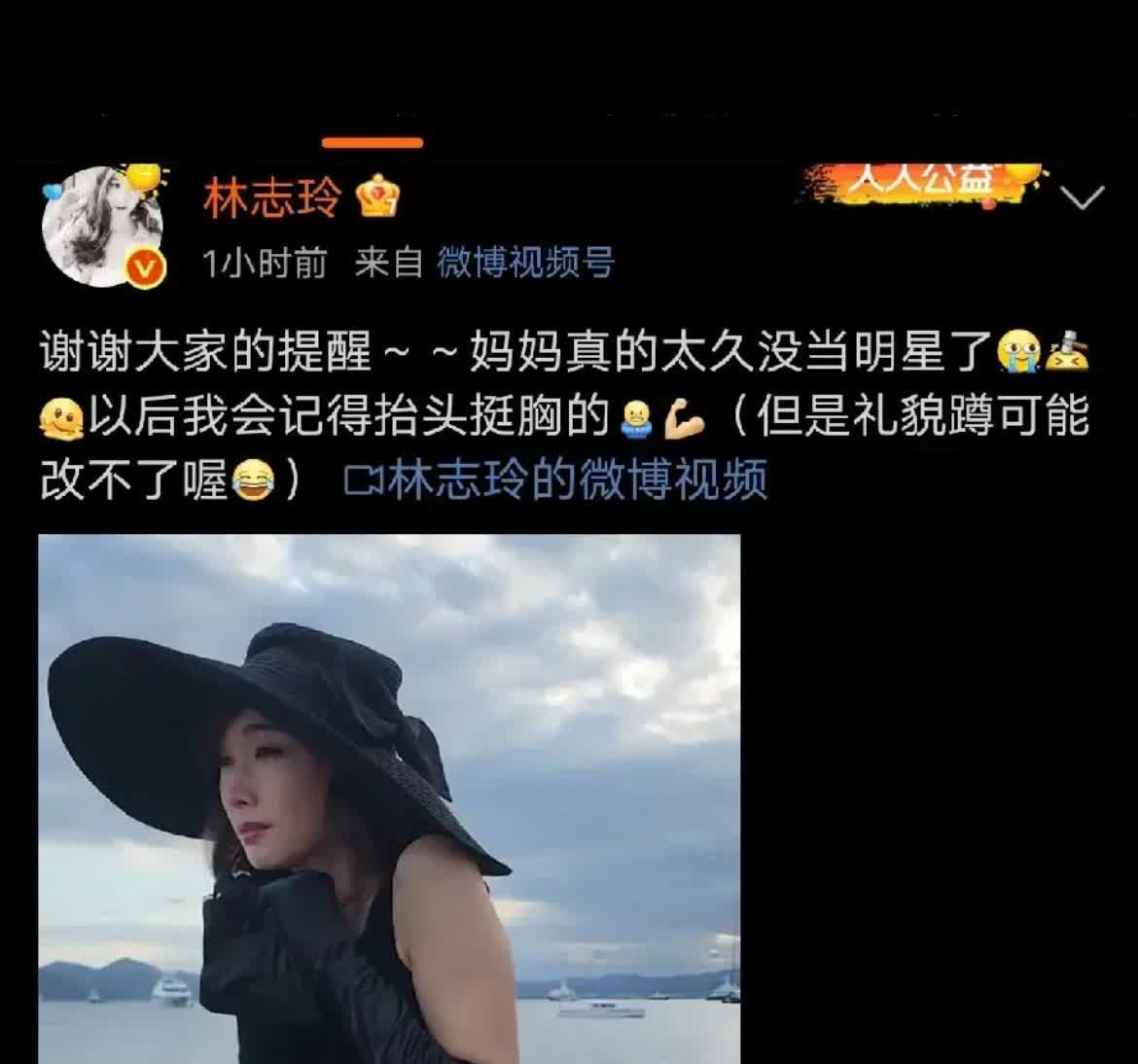 林志玲又被骂了，原因是网友吐槽她驼背等一系列问题，没想到林志玲也是杠精女王一枚，