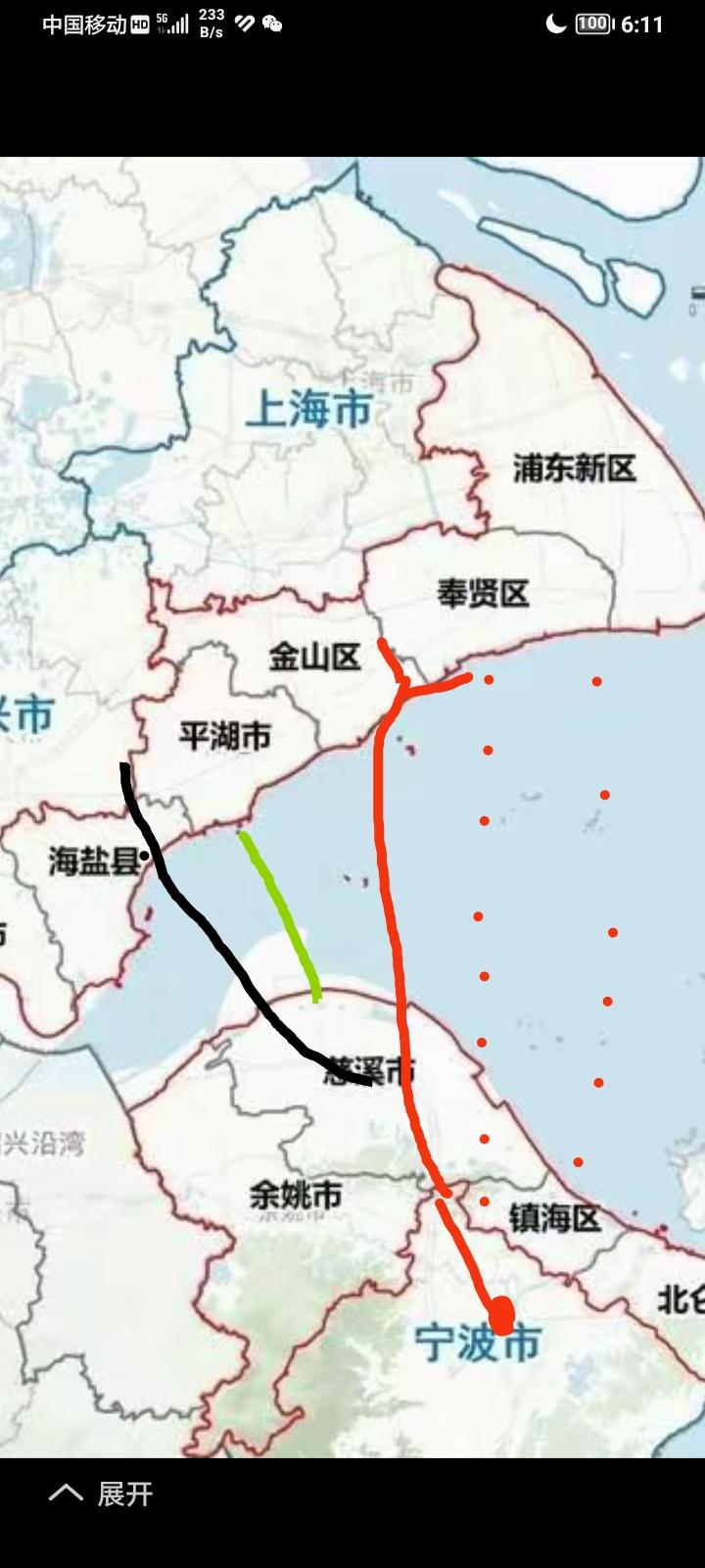 长三角杭州湾喇叭口老天把人类堵上几千年。未来肯定打造世界级上海杭州湾，从潮水8