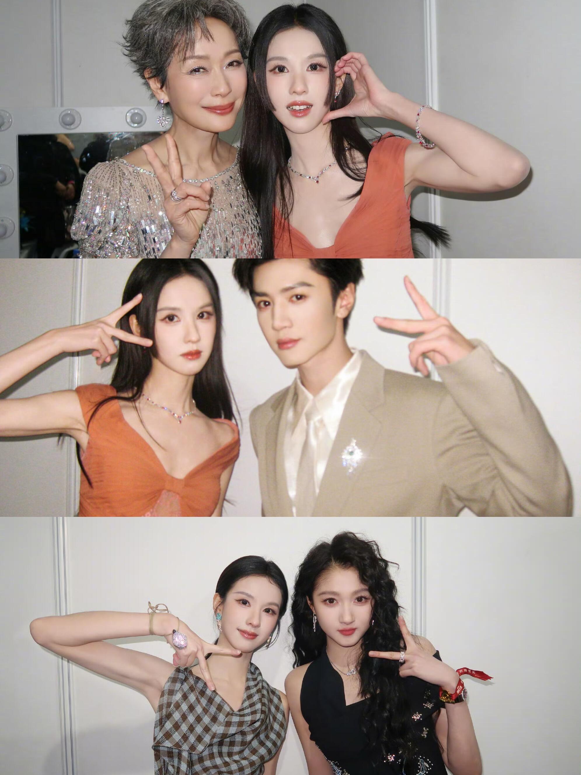 不知道，嘟嘟的身材很曼妙！感觉宝宝在微博之夜后台玩的好开心呀，希望一直这么快乐陈