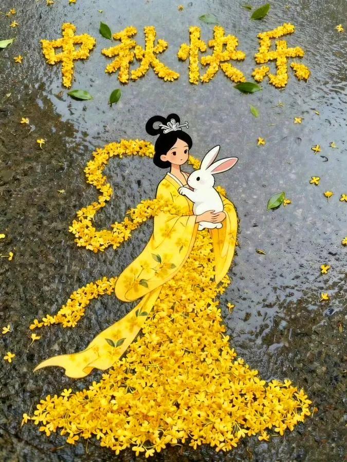 中秋佳节:月圆人圆事事圆‌！家和国和万事和‌！