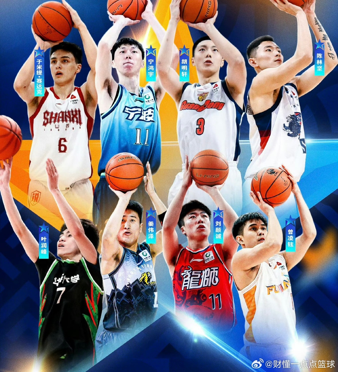 CBA全明星再传来好消息：胡明轩将参加本届全明星的三分大赛！胡明轩时隔四年再度站