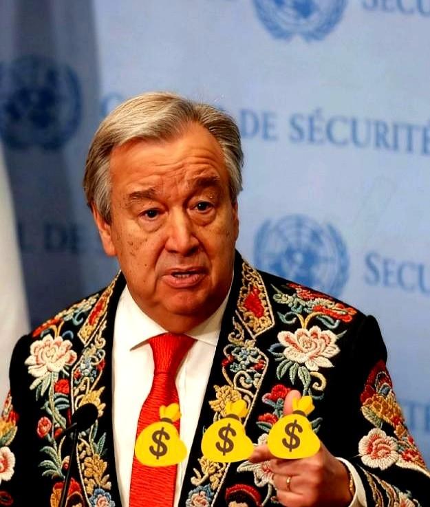 联合国又来要钱了,这次要钱要的很绝,很干脆,秘书长古特雷斯直接放狠话,不交钱就裁