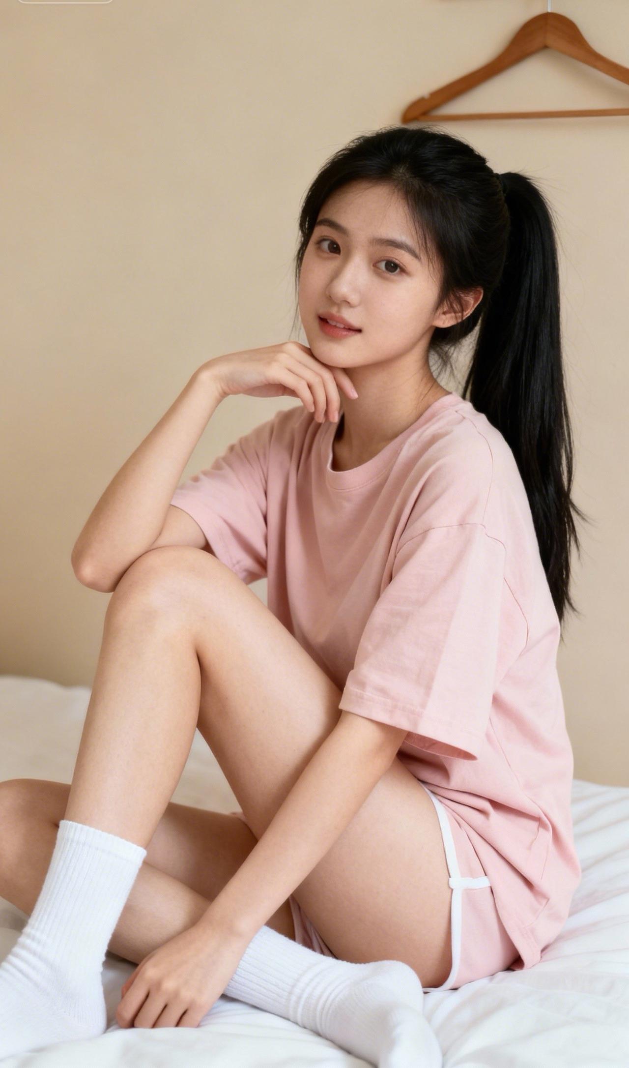 元气满满的一天，2026开心快乐🌞💕清纯美女＃