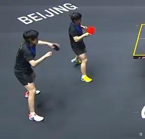 王楚钦孙颖莎vs陈垣宇蒯曼王楚钦混双第一局没戴髌骨带WTT中国大满贯混双1/4决