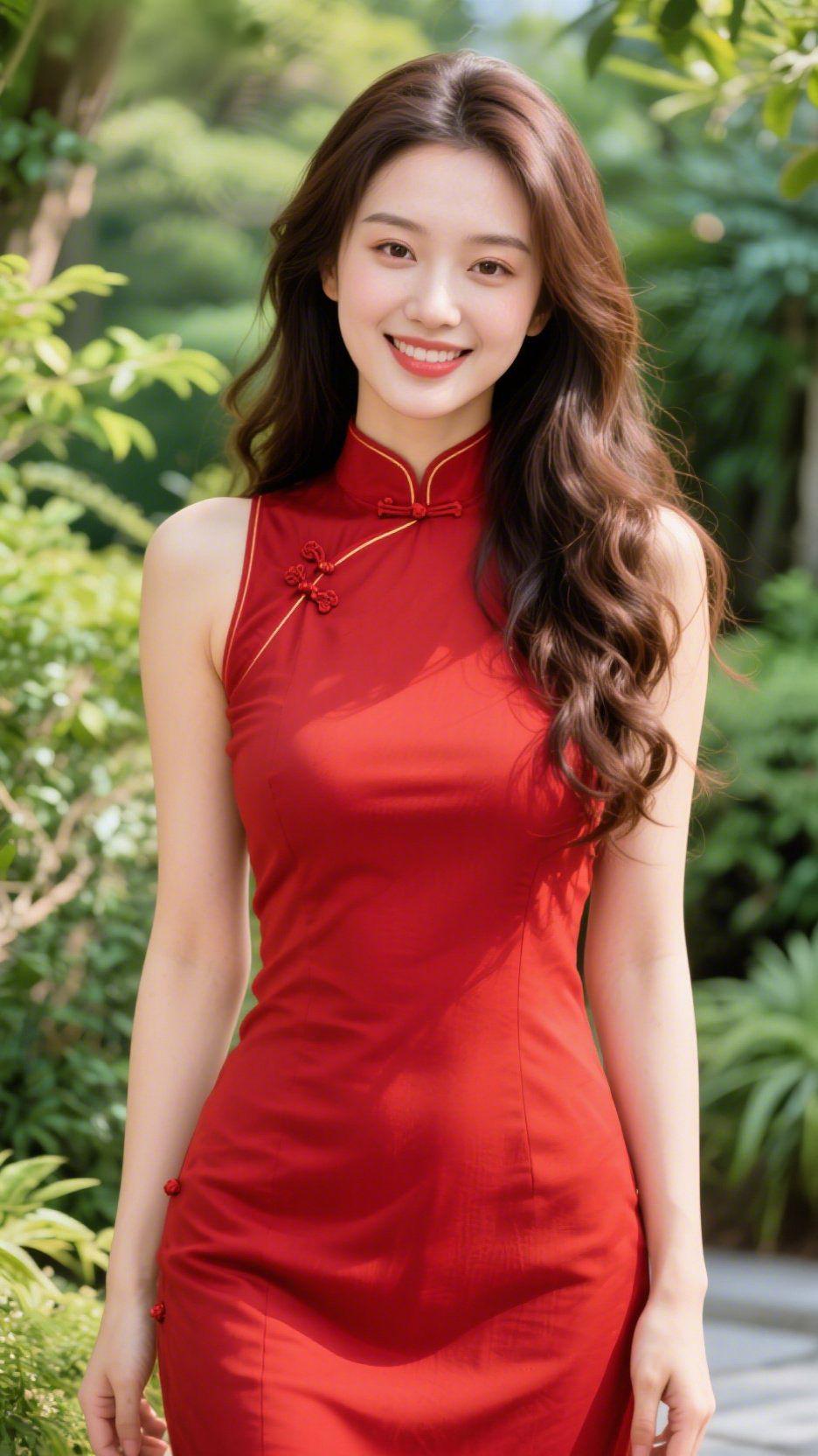 绿意盈眸清风入怀满目葱茏的绿意，铺展成一方清雅秘境。枝叶交错间，阳光细碎