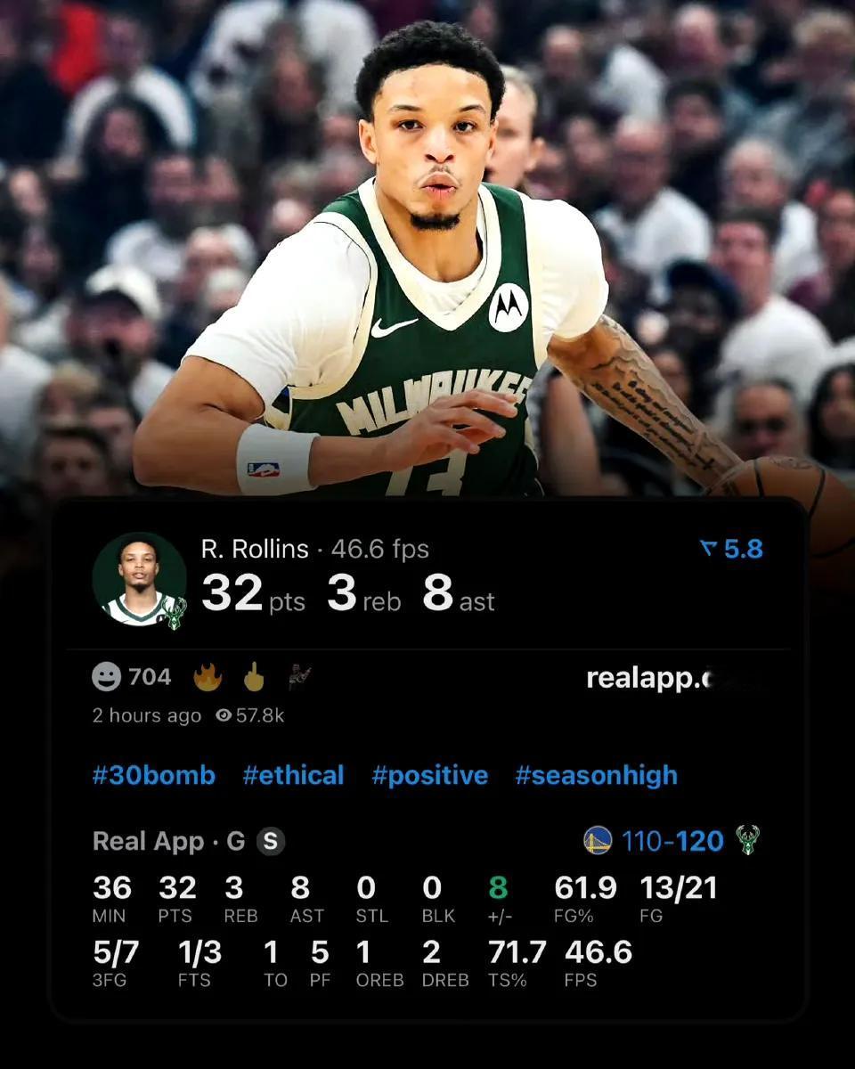 休赛季湖人想要别人没来直接和雄鹿续约了罗林斯节奏真好啊，看着不快，效果出奇的