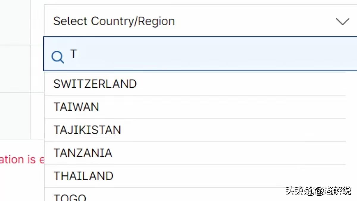 韩国电子入境卡将“中国台湾”改为“台湾”​在韩国电子入境卡系统页面“国家/地区