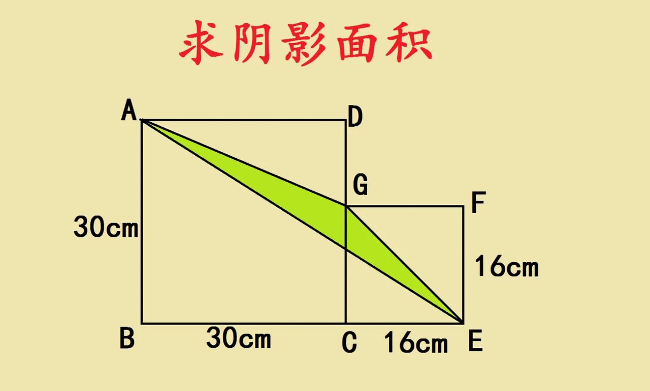 快来挑战这道几何题！宝子们，今天分享一道超经典的几何题，求阴影部分面积。图
