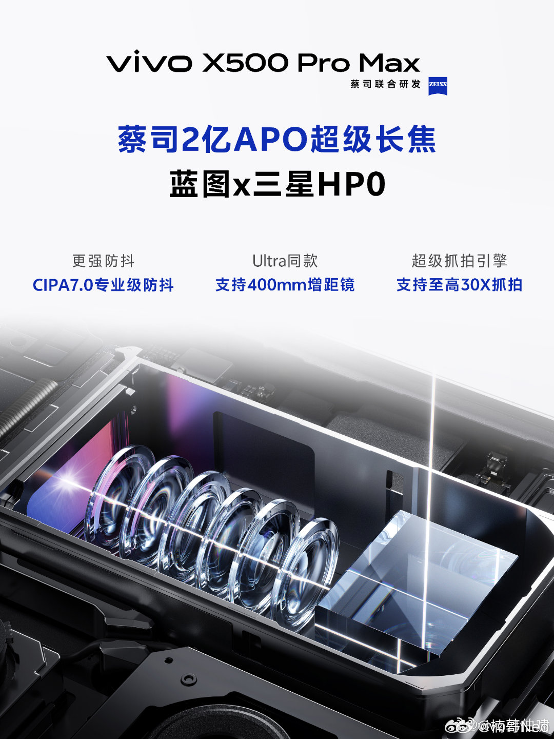 这两天解读了vivoX500Pro系列“视频唯一”的核心：电影级主摄，拥有最