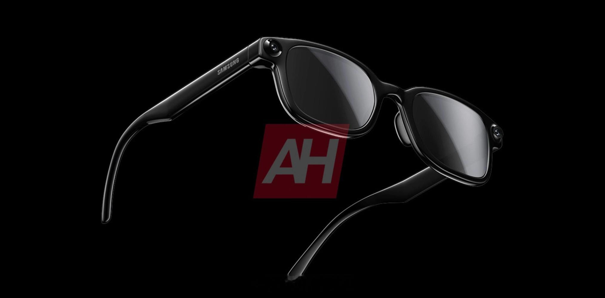 三星GalaxyGlasses智能眼镜渲染图，搭载骁龙AR1芯片，内置