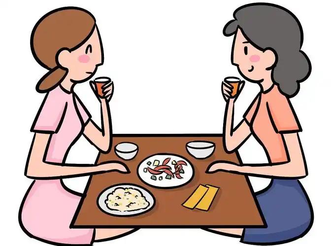 笑话（915）美女约闺蜜吃饭，美女和闺蜜碰了碰杯说道：”我问你，你干嘛要找个