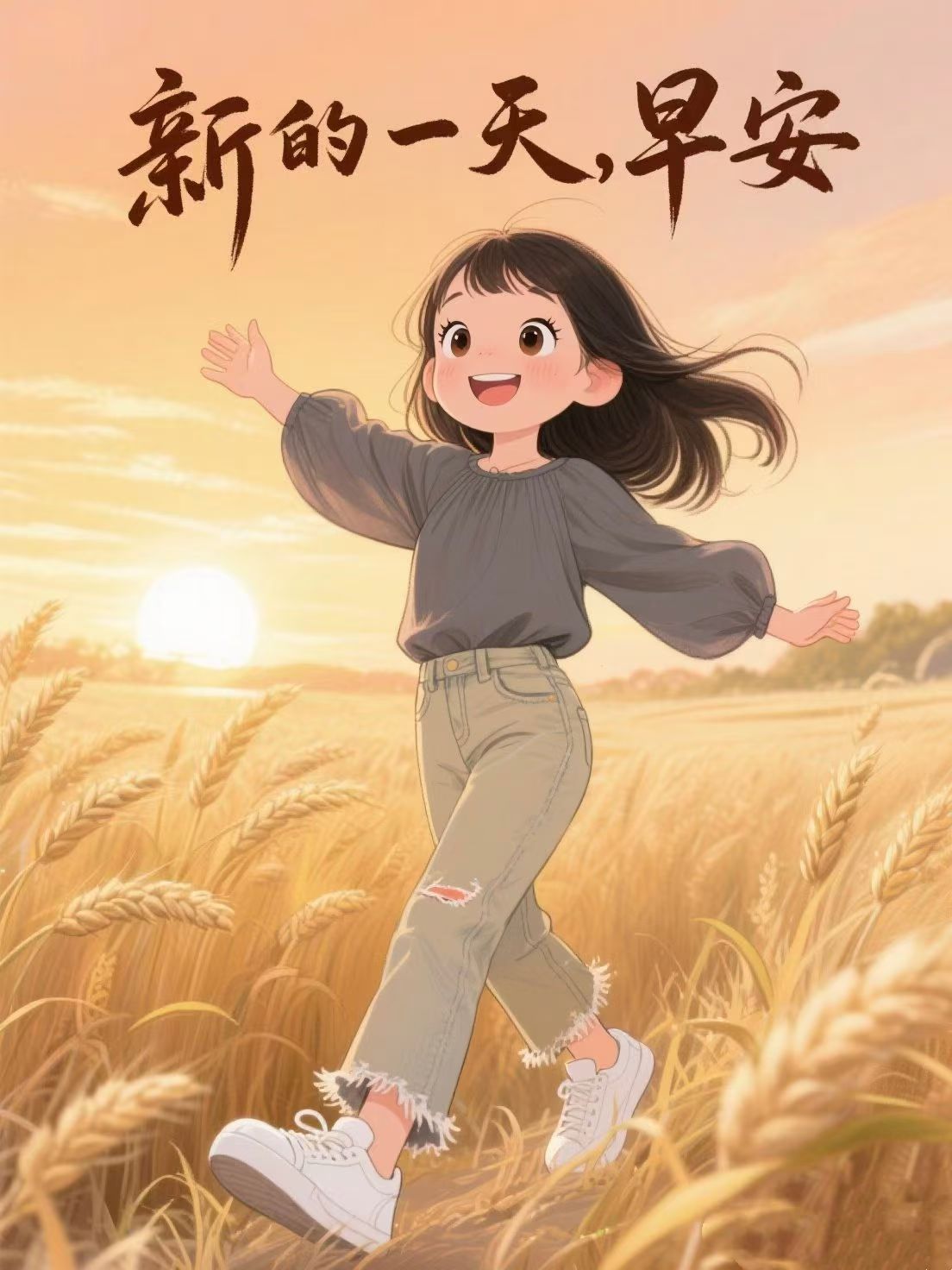 年龄只是符号把生活调到你喜欢的频道每一段时光都藏着不可复制的美好早安