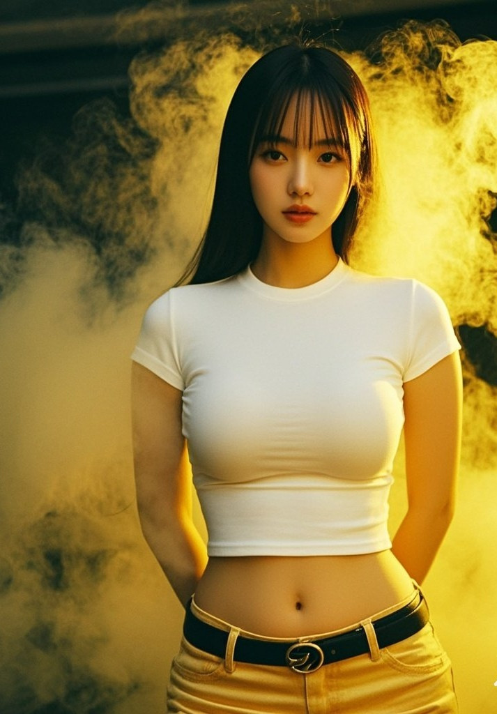 倾城尤物轻裹玲珑裳氤氲光晕暗藏蜜桃风情