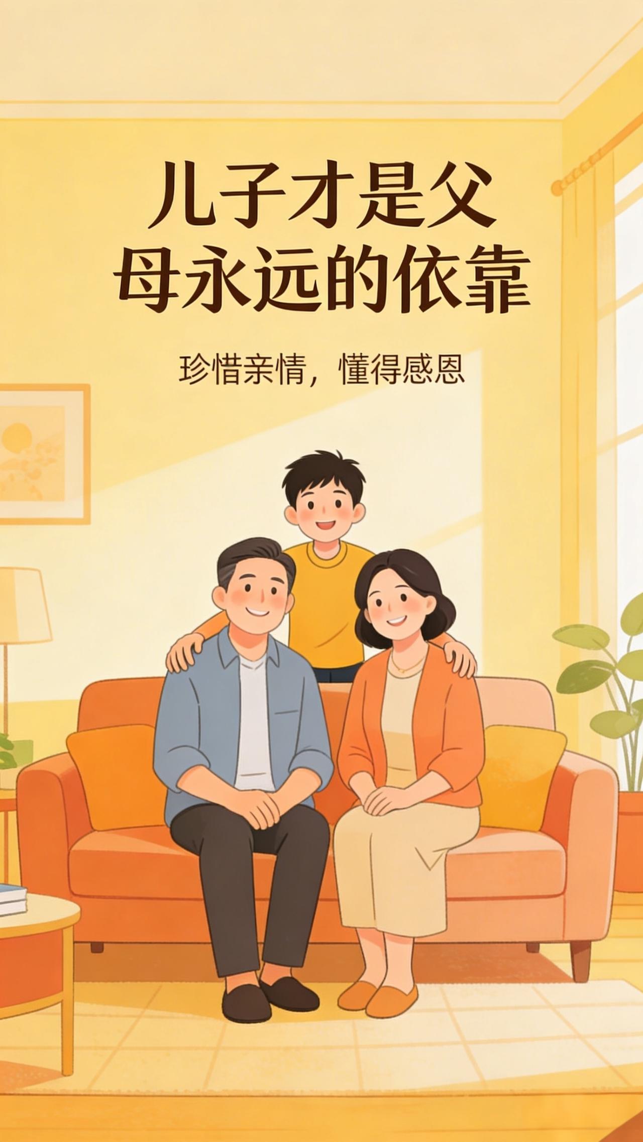 “儿子才是父母永远的依靠”，这句话在很多家庭中引发共鸣，也让人深思。在我看来，这