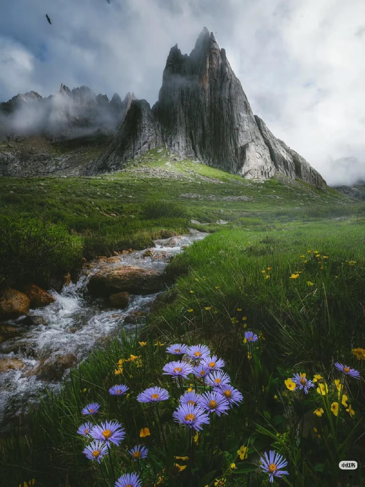 莲宝叶则｜天神的后花园🏔️莲宝叶则，藏语意为尊严的玉石之峰，民间通常称石头城
