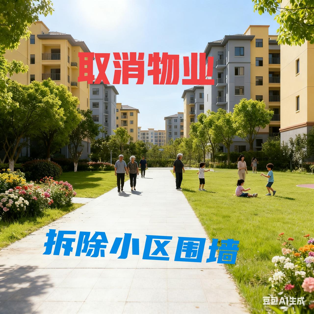 取消物业费，改为物业税，你支持吗？🤔🏠拆除小区围墙把物业费换成物业税怎